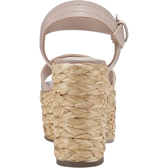 Marc‎ Fisher Burian Espadrille Wedge Dress Sandals Size 10 - Light Natural - NWB - Picture 5 of 11